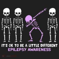 Epilepsy Awareness It's Ok To Be A Little Different Purple Women's Sweatshirt thumb 2