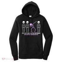 Epilepsy Awareness It's Ok To Be A Little Different Purple Women's Hoodie thumb 0