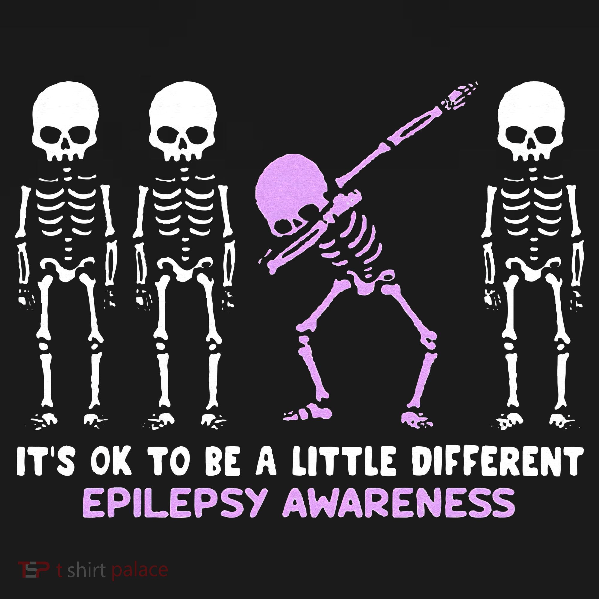 Epilepsy Awareness It's Ok To Be A Little Different Purple Women's Hoodie