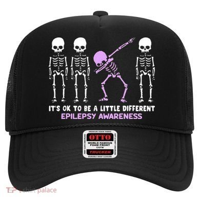 Epilepsy Awareness It's Ok To Be A Little Different Purple Hat