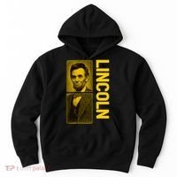 Epic Abraham Lincoln Grunge Portrait Hoodie thumb 0