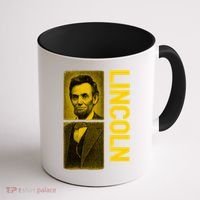Epic Abraham Lincoln Grunge Portrait Coffee Mug thumb 1