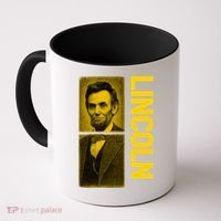 Epic Abraham Lincoln Grunge Portrait Coffee Mug thumb 0