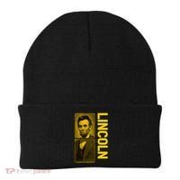Epic Abraham Lincoln Grunge Portrait Beanie thumb 0