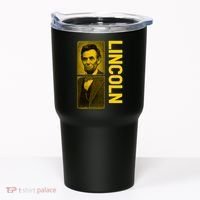 Epic Abraham Lincoln Grunge Portrait Tumbler thumb 0