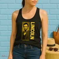 Epic Abraham Lincoln Grunge Portrait Women's Tank Top thumb 2