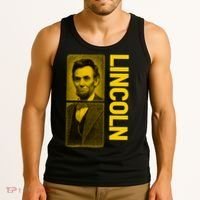 Epic Abraham Lincoln Grunge Portrait Tank Top thumb 3