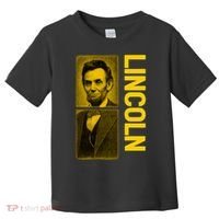 Epic Abraham Lincoln Grunge Portrait Toddler T-Shirt thumb 0