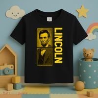 Epic Abraham Lincoln Grunge Portrait Toddler T-Shirt thumb 3