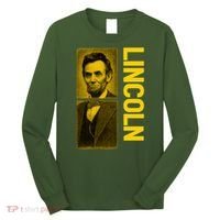 Epic Abraham Lincoln Grunge Portrait Long Sleeve Shirt thumb 0