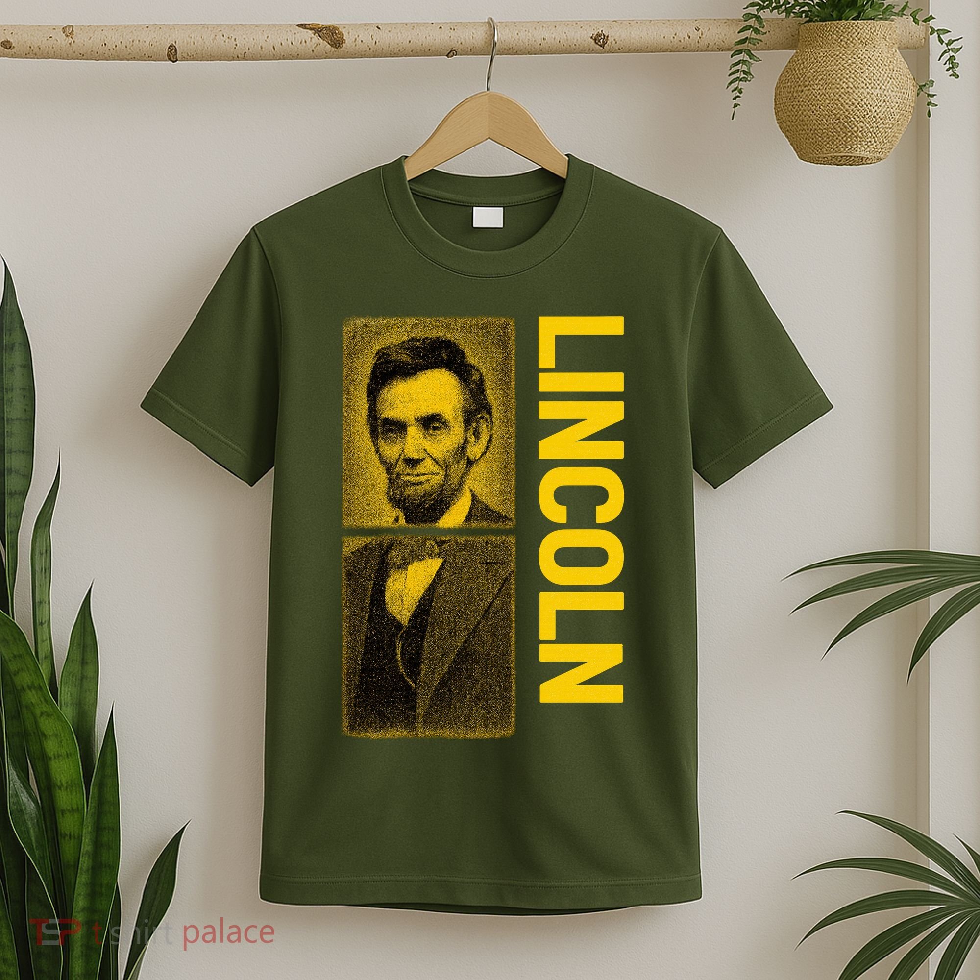 Epic Abraham Lincoln Grunge Portrait T-Shirt