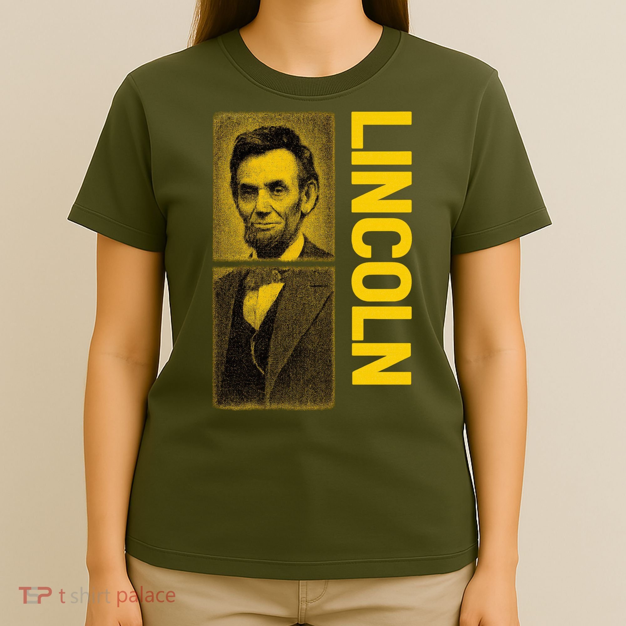 Epic Abraham Lincoln Grunge Portrait T-Shirt