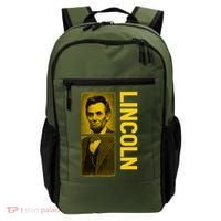 Epic Abraham Lincoln Grunge Portrait Backpack thumb 0