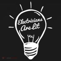 Electricians Are Lit Lightbulb Funny Electrician Gift Women's Hoodie thumb 2