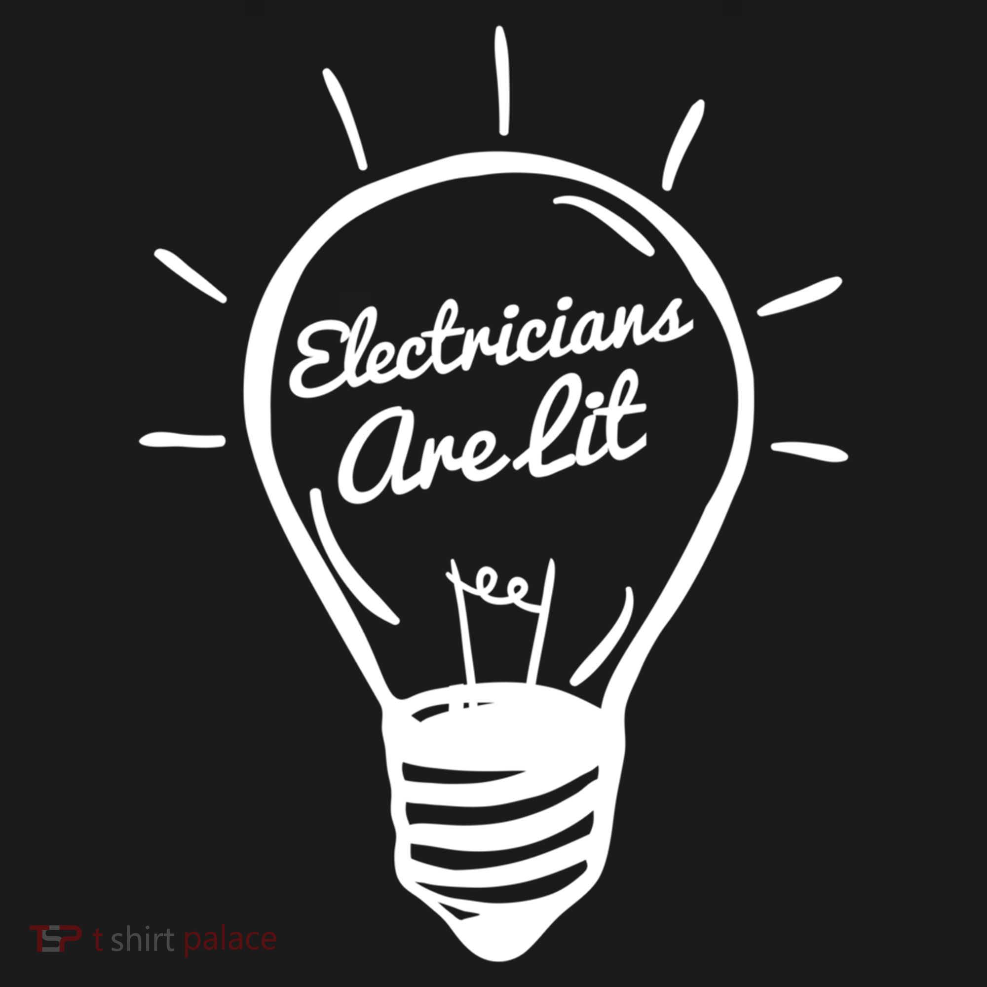 Electricians Are Lit Lightbulb Funny Electrician Gift Women's Hoodie