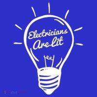Electricians Are Lit Lightbulb Funny Electrician Gift Apron thumb 3