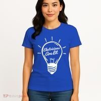 Electricians Are Lit Lightbulb Funny Electrician Gift Women's T-Shirt thumb 4