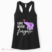 End Alzheimers Love Never Forgets Alzheimers Awareness Women's Tank Top thumb 0