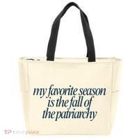 Emily Amick My Favorite Season Is The Fall Of The Patriarchy Tote Bag thumb 0