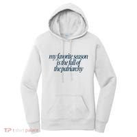 Emily Amick My Favorite Season Is The Fall Of The Patriarchy Women's Hoodie thumb 0