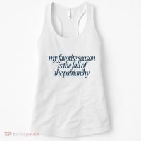Emily Amick My Favorite Season Is The Fall Of The Patriarchy Women's Tank Top thumb 0