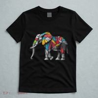 Elephant Animal Motif Artwork Elephant T-Shirt thumb 5