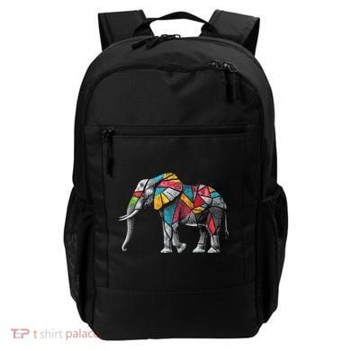 Elephant Animal Motif Artwork Elephant Backpack