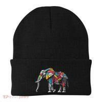 Elephant Animal Motif Artwork Elephant Beanie thumb 0