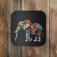 Elephant Animal Motif Artwork Elephant Coaster thumb 0
