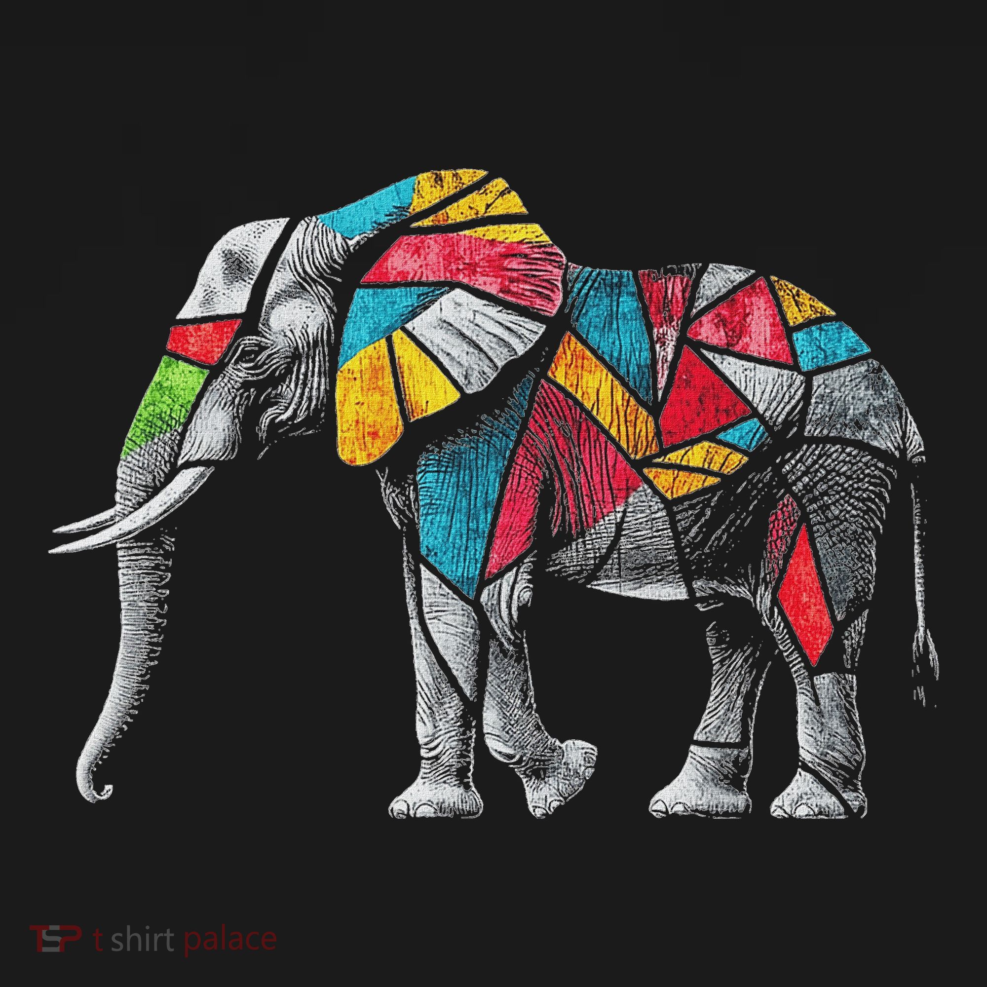 Elephant Animal Motif Artwork Elephant Pajama Set