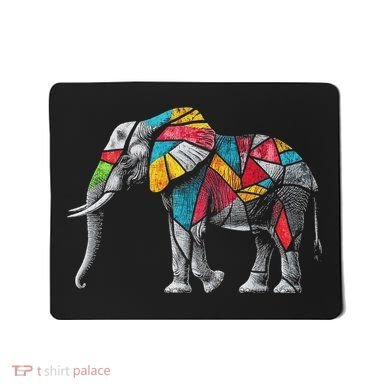 Elephant Animal Motif Artwork Elephant Mousepad