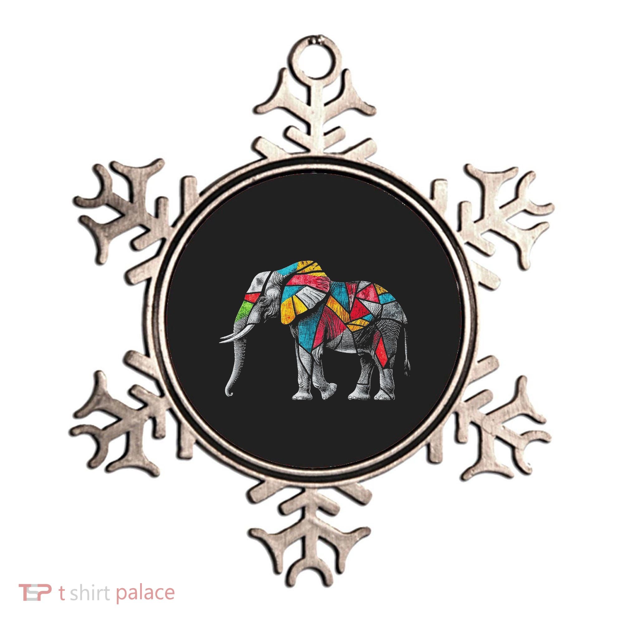 Elephant Animal Motif Artwork Elephant Ornament