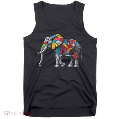 Elephant Animal Motif Artwork Elephant Tank Top