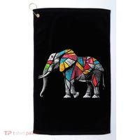 Elephant Animal Motif Artwork Elephant Golf Towel thumb 0
