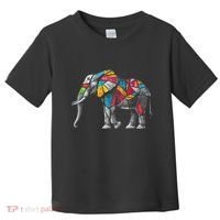 Elephant Animal Motif Artwork Elephant Toddler T-Shirt thumb 0