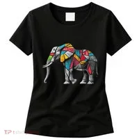 Elephant Animal Motif Artwork Elephant Women's T-Shirt thumb 0