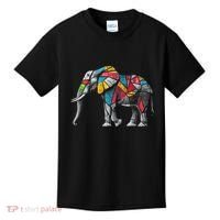 Elephant Animal Motif Artwork Elephant Kids T-Shirt thumb 0