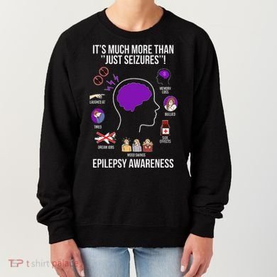 Epilepsy Awareness Month Epilepsy Warrior Women's Sweatshirt