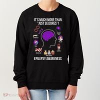 Epilepsy Awareness Month Epilepsy Warrior Women's Sweatshirt thumb 0