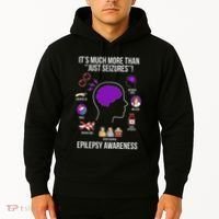 Epilepsy Awareness Month Epilepsy Warrior Hoodie thumb 2