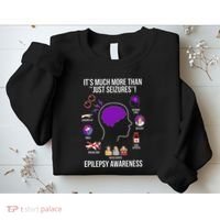 Epilepsy Awareness Month Epilepsy Warrior Sweatshirt thumb 2