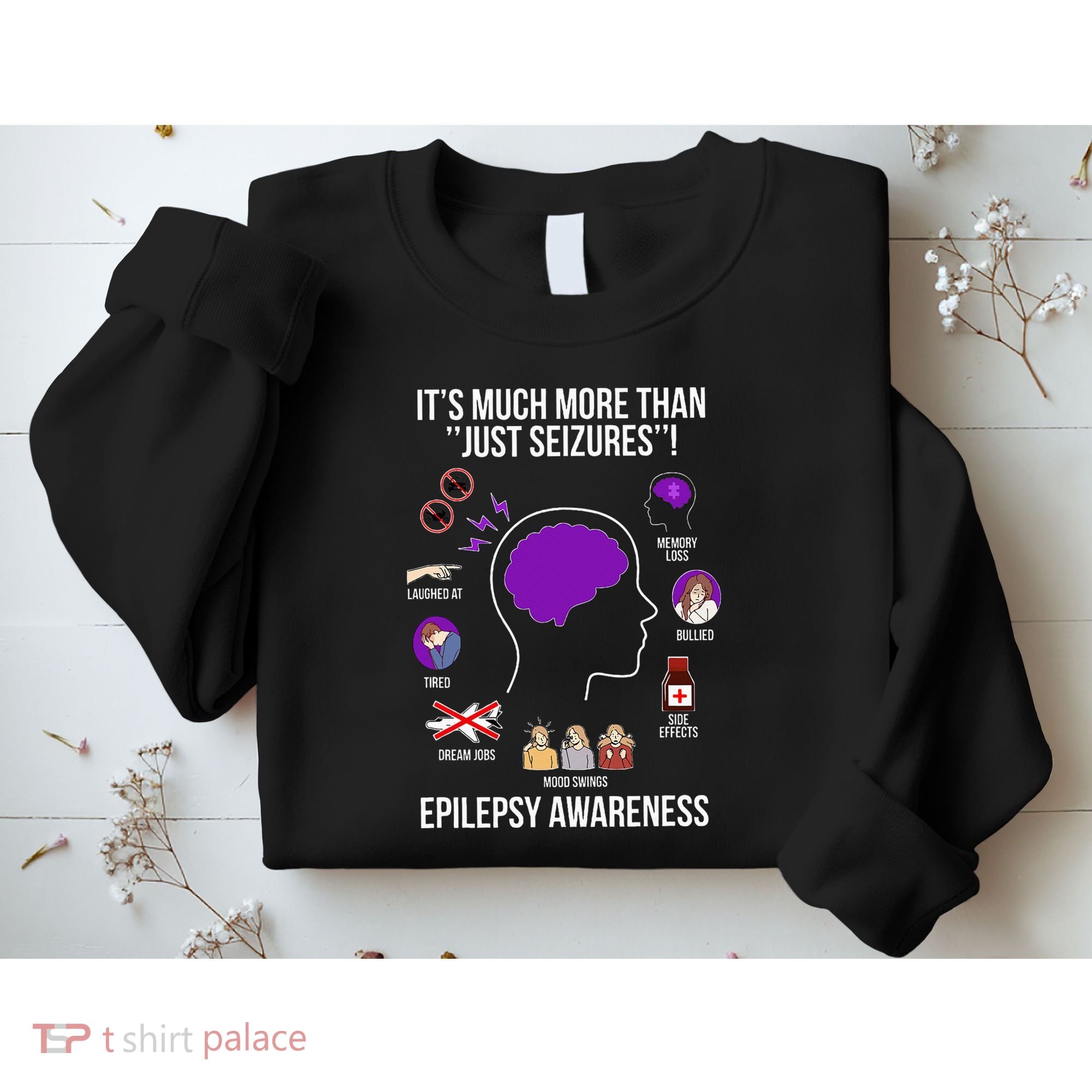 Epilepsy Awareness Month Epilepsy Warrior Sweatshirt
