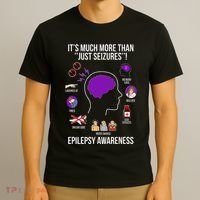 Epilepsy Awareness Month Epilepsy Warrior T-Shirt thumb 3