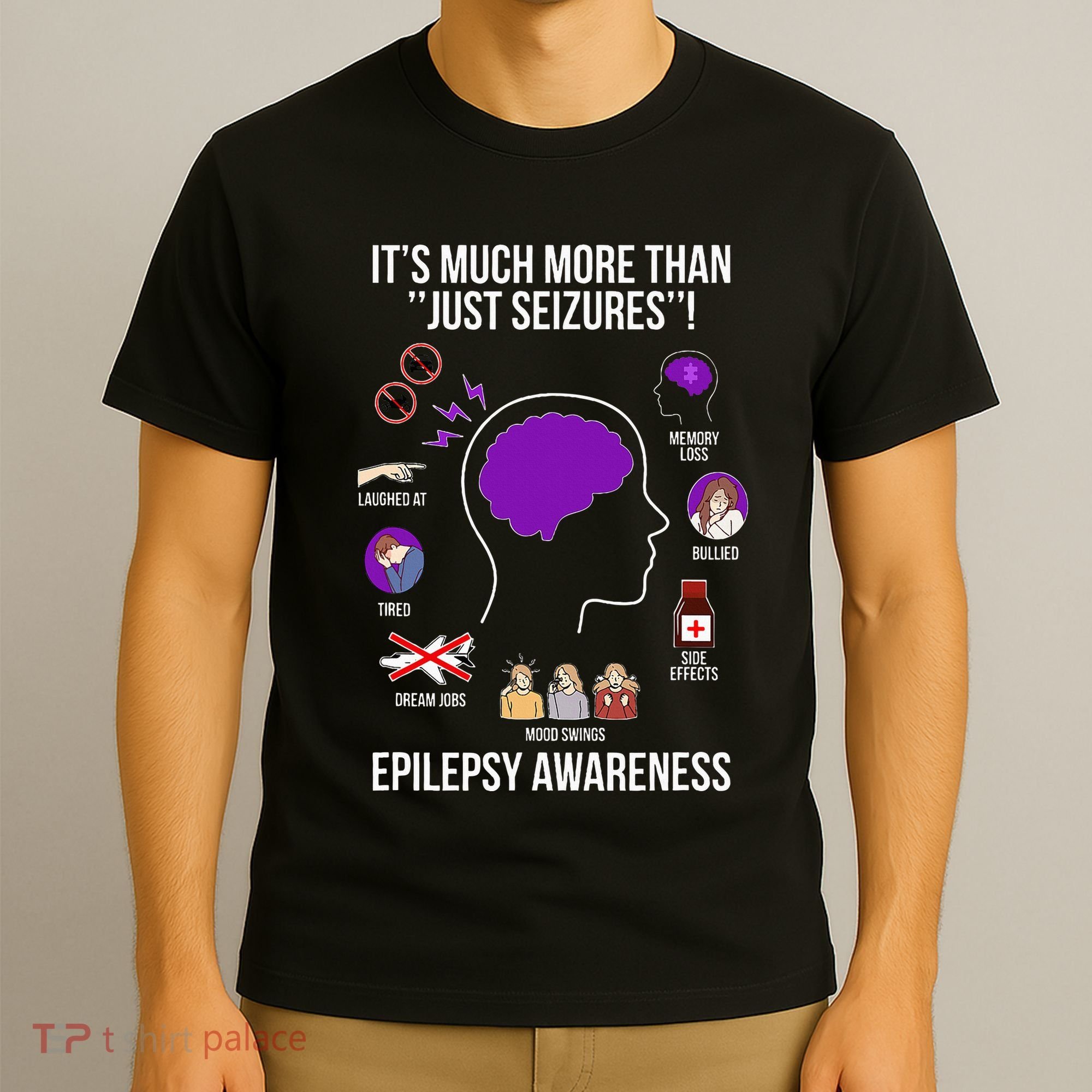 Epilepsy Awareness Month Epilepsy Warrior T-Shirt