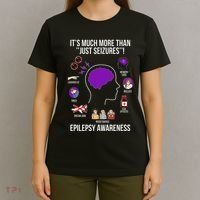 Epilepsy Awareness Month Epilepsy Warrior T-Shirt thumb 4