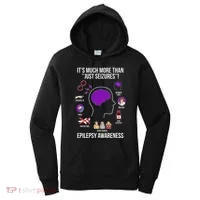 Epilepsy Awareness Month Epilepsy Warrior Women's Hoodie thumb 0