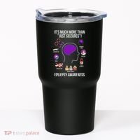 Epilepsy Awareness Month Epilepsy Warrior Tumbler thumb 0