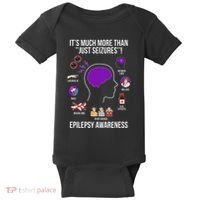 Epilepsy Awareness Month Epilepsy Warrior Baby Bodysuit thumb 0
