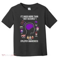 Epilepsy Awareness Month Epilepsy Warrior Toddler T-Shirt thumb 0