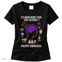 Epilepsy Awareness Month Epilepsy Warrior Women's T-Shirt thumb 0